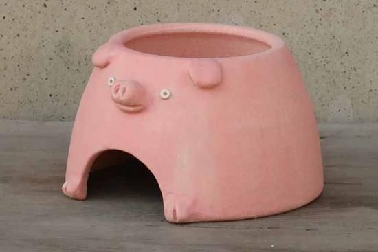 信楽焼〉ウェットシェルター ぶたくん M〈湿度82％〉Pig - SHELTER