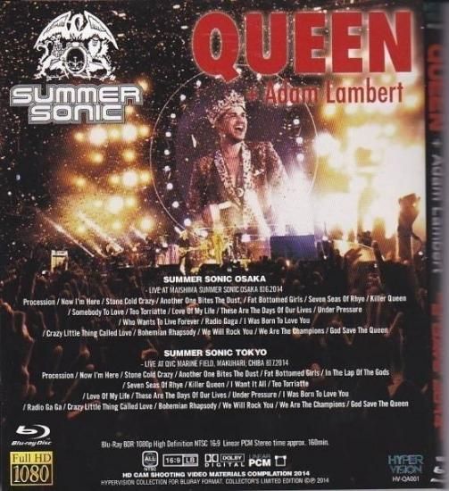 QUEEN+ADAM LAMBERT / SUMMER SONIC 2 DAYS 2014