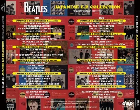 THE BEATLES / JAPANESE E.P. COLLECTION : ORIGINAL ANALOG MASTERS (2CD)