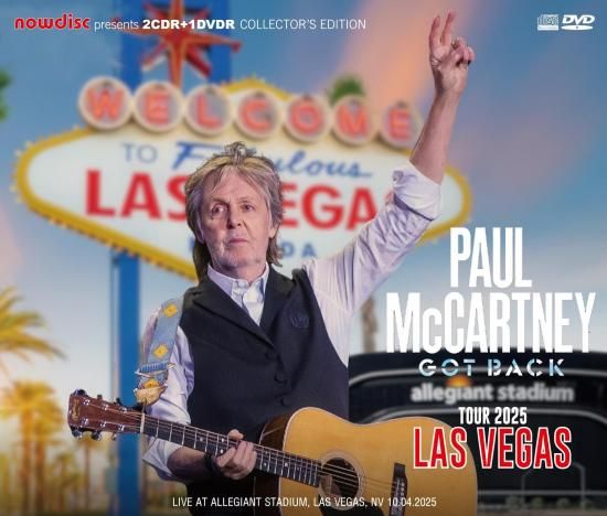 PAUL McCARTNEY / GOT BACK TOUR 2025 : ALLEGIANT STADIUM, LAS VEGAS