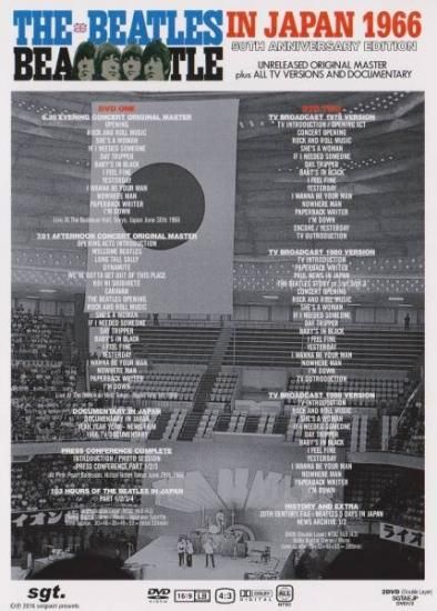 THE BEATLES/ IN JAPAN 1966:50TH ANNIVERSARY EDITION【2DVD(Dual