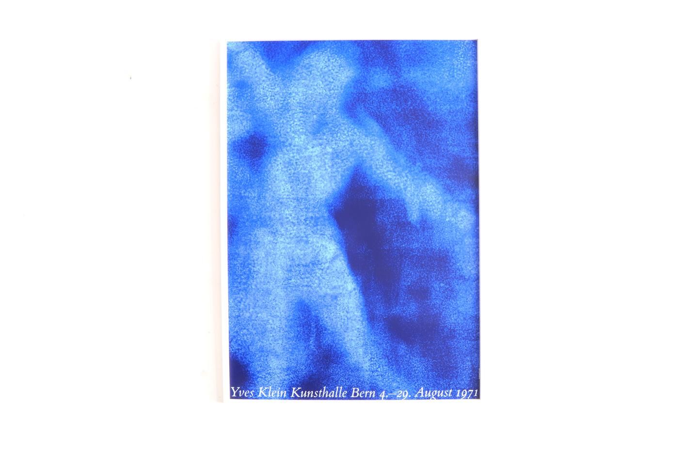 Yves Klein / Kunsthalle Bern 1971 - アート ポスター - 輸入ポスター