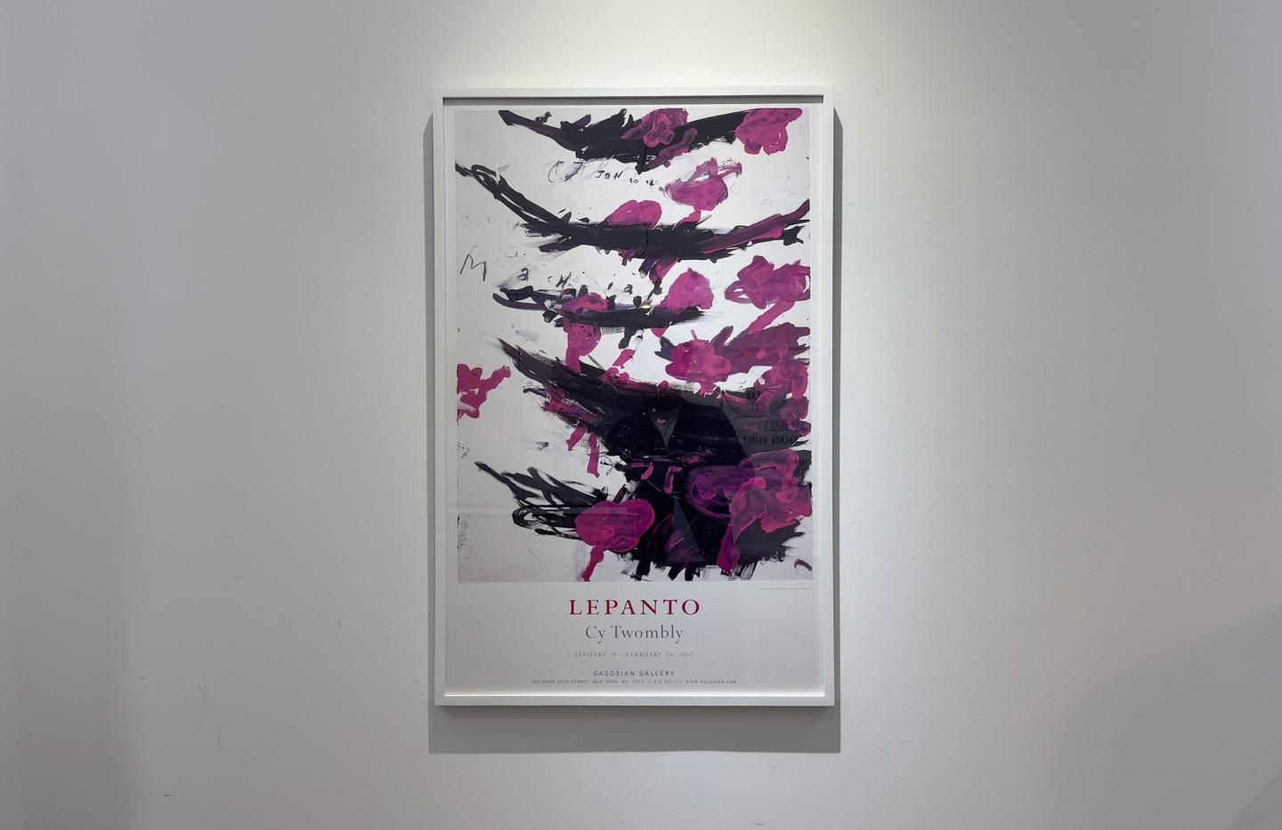 Cy Twombly / LEPANTO - サイ・トゥオンブリー ポスター - 輸入