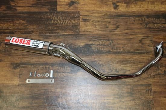 モンキー ゴリラ NEW ルーザー管 メッキ フランジ付き アルミ