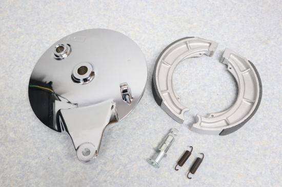 GS400 他スズキ用 スポーク,社外キャスト用 ブレーキパネル フルセット