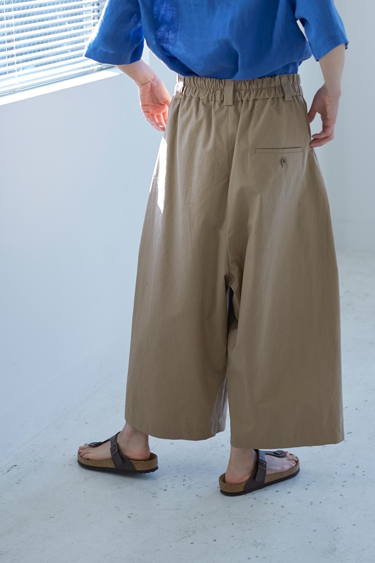 cotton linen gaucho pants - atelier naruse｜Online store｜the an