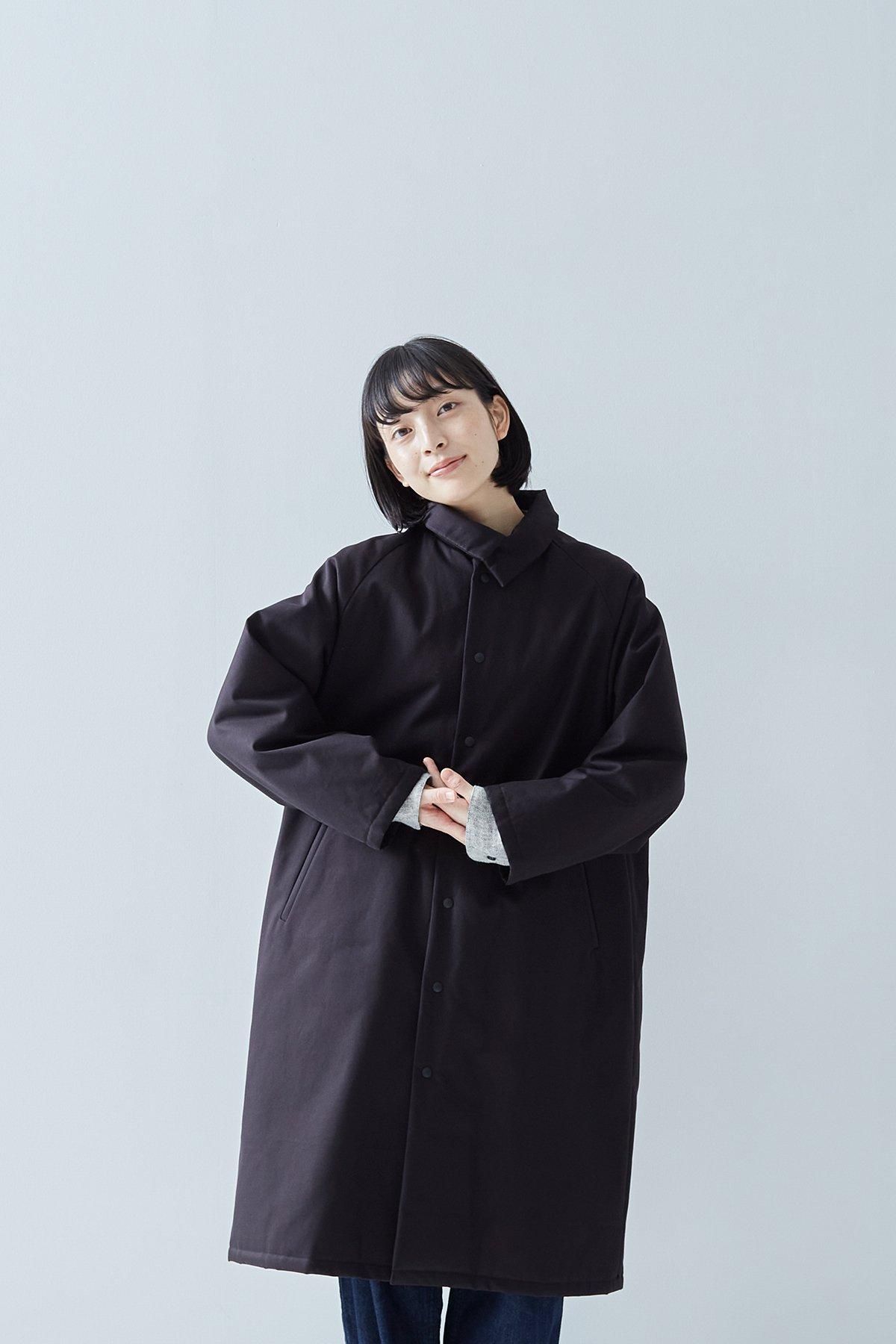 cotton batting coat / black - atelier naruse｜Online store｜the an
