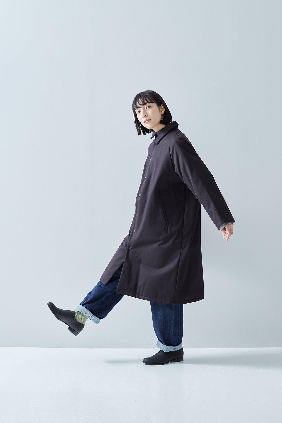 cotton batting coat / black - atelier naruse｜Online store｜the an