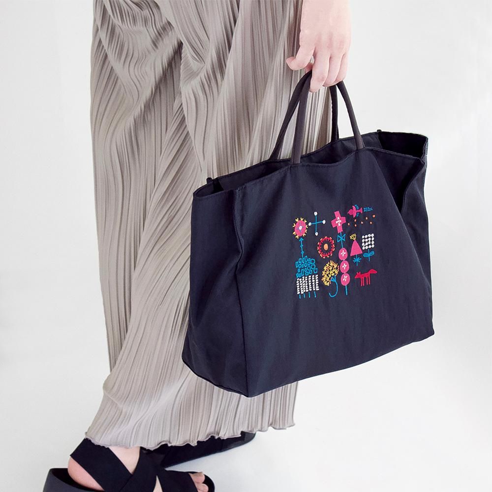 刺繍マチ付トート（大） 小さな森 - Atsuko Matano 公式オンラインショップ