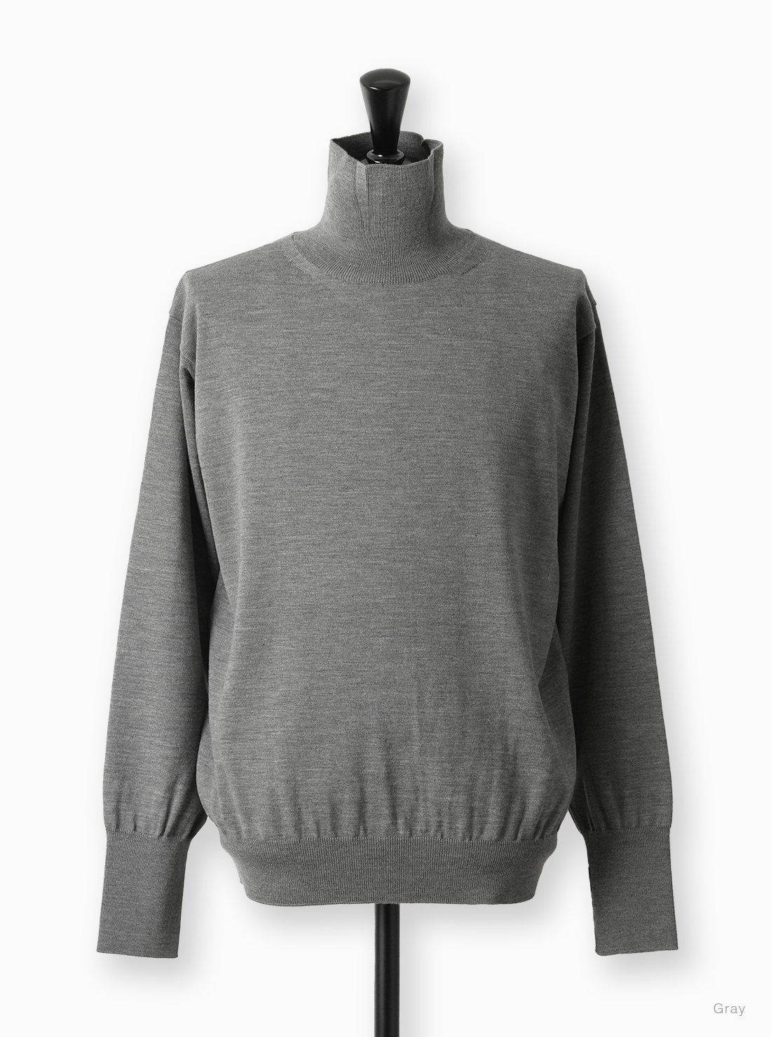 Men BABY WOOL TURTLE NECK - BATONER｜ONLINE STORE