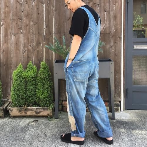 Anachronorm “8oz Denim Tapered Overall (remake wash)” - Tribeca
