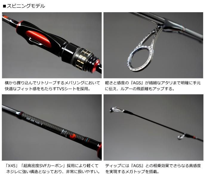 ダイワ 月下美人 AIR AGS 75L / アジング メバリング ロッド (D01