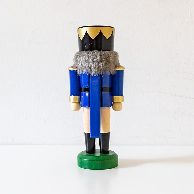 HoDreWa Legler レグラー くるみ割り人形 王様 青×ナチュラル 17cm