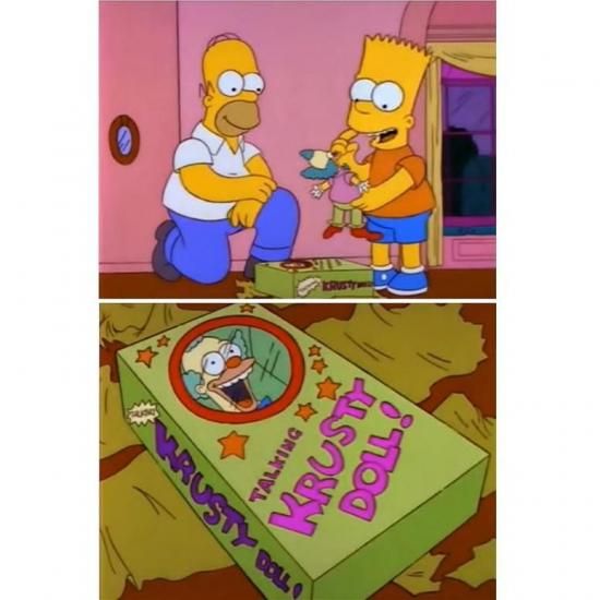 ザ・シンプソンズ クラスティ トーキング・ドール - RED MERCURY