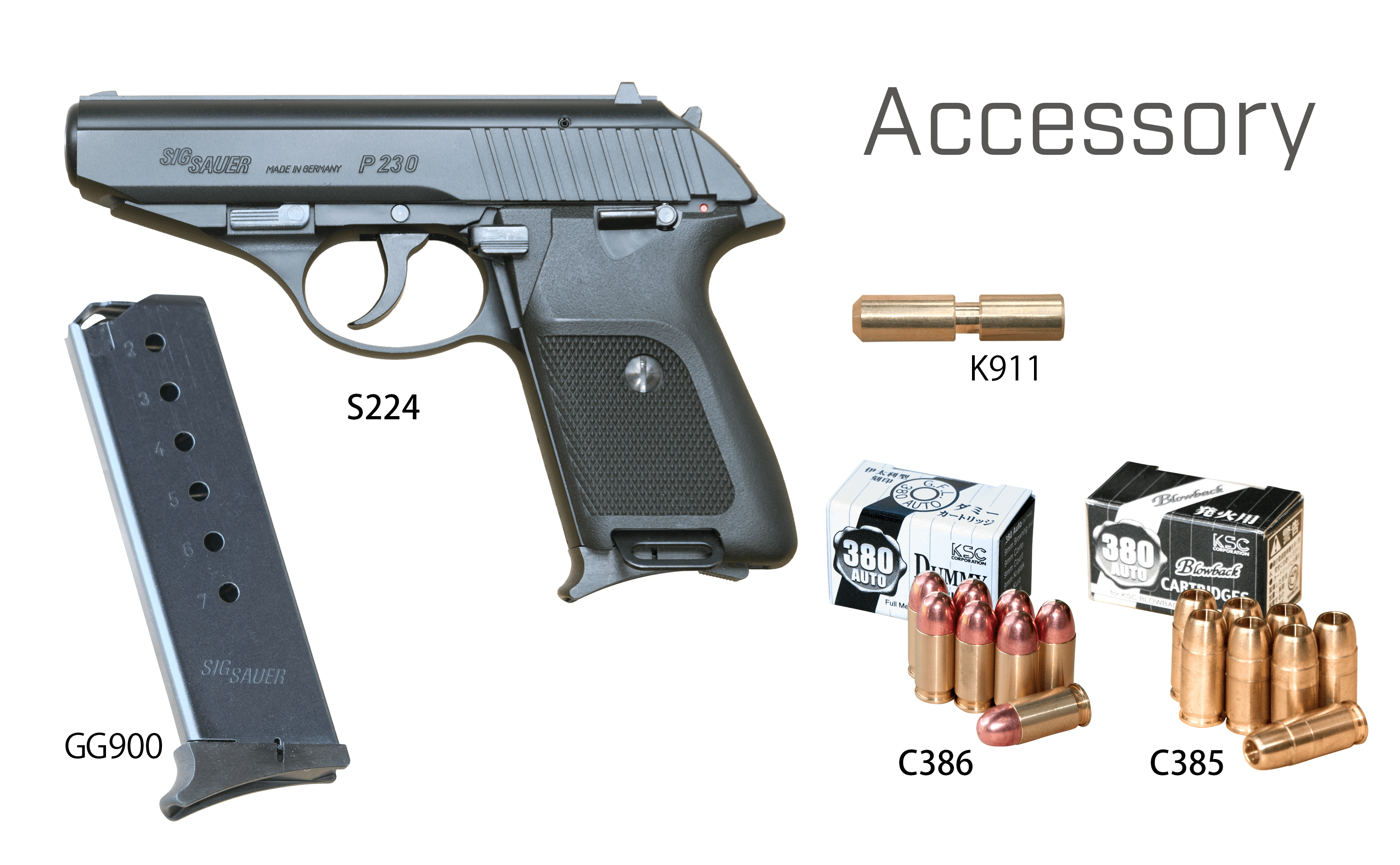 P230 JP モデルガン ヘヴィウェイト - 電動ガン・エアガン｜KSC