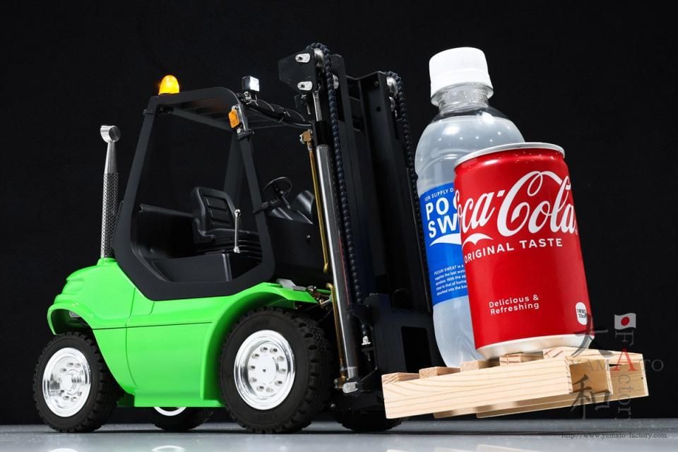 タミヤ1/14 フルメタル油圧フォークリフトキット