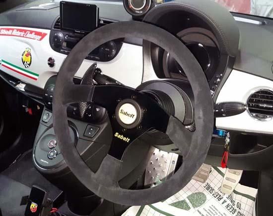 FIAT500&ABARTH500/595/695用ステアリングボス - フィアット・アバルト