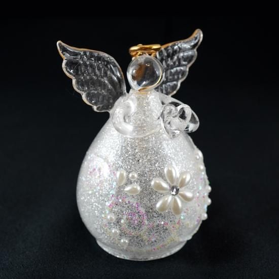 ガラス細工｜天使｜シャンパンエンゼルベルWH｜フォーカートグラス