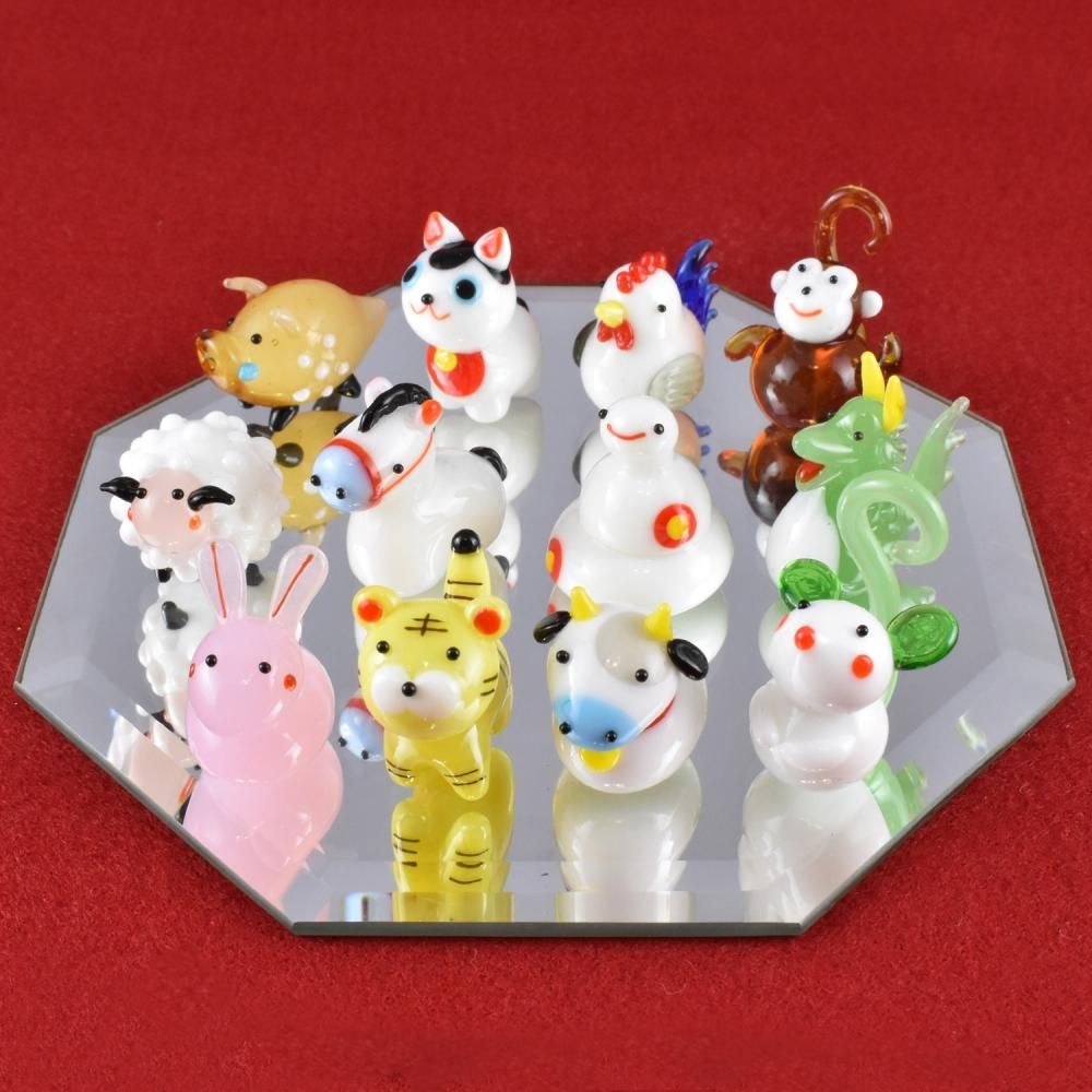 うんちゃん ガラス細工 ミニチュア ミニチュアガラス細工｜可愛い動物