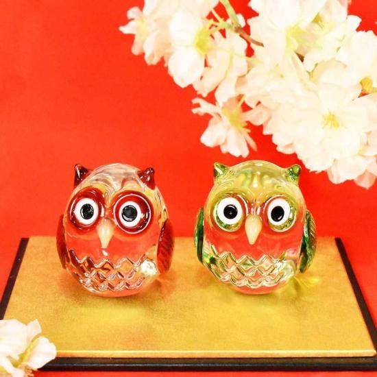 ガラス細工｜フクロウGR｜フォーカートグラスワークスガラス