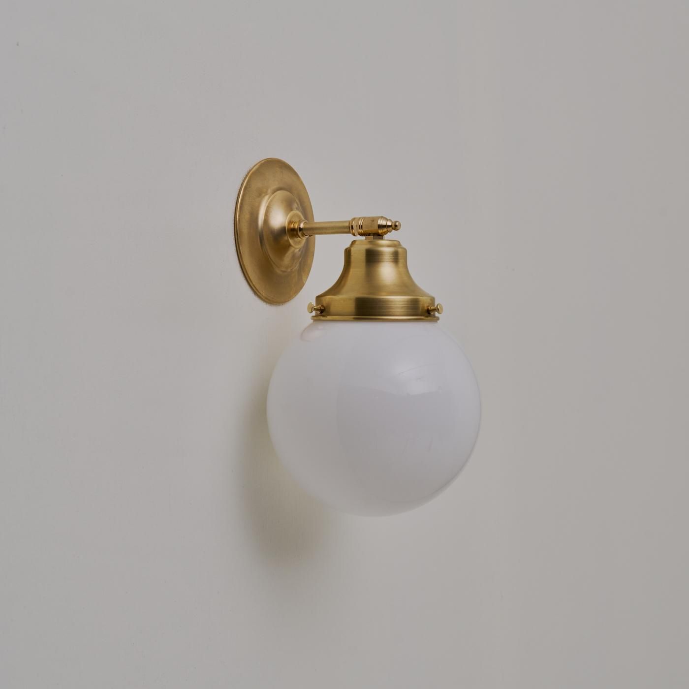 OBL034 GLASS SHADE BRACKET LAMP - POINT NO.39｜東京｜五反田｜真鍮