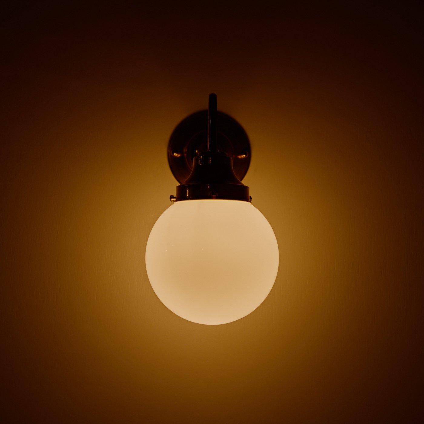 OBL033-WH GLASS SHADE BRACKET LAMP - POINT NO.39｜東京｜五反田