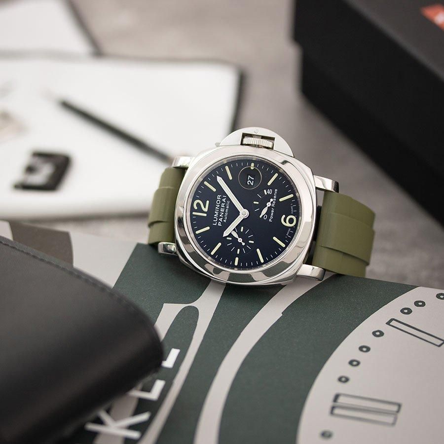 パネライ ルミノール パワーリザーブ用ラバーベルト/ For Panerai