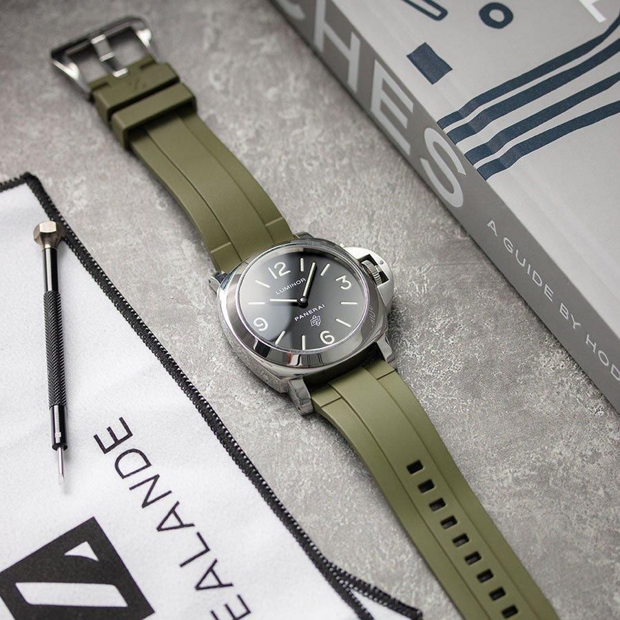 パネライ ラグ幅24㎜用ラバーベルト【EBISU LEATHERオンラインショップ】