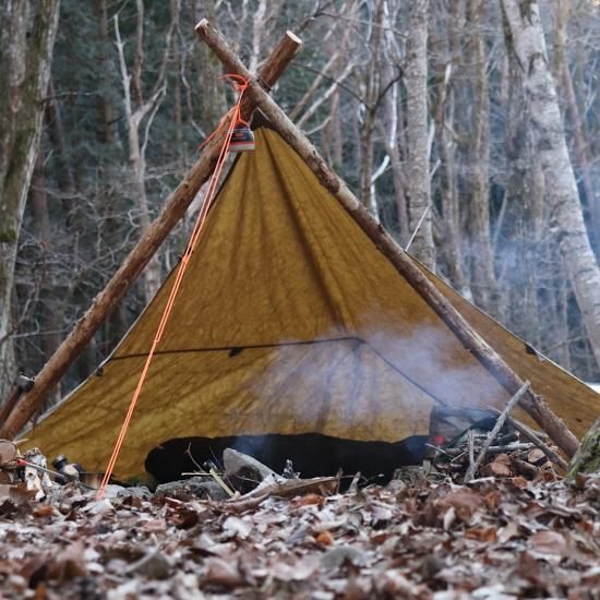 COALCRACKER BUSHCRAFT | オイルクロス タープ 9ft x 9ft - GearsDevices