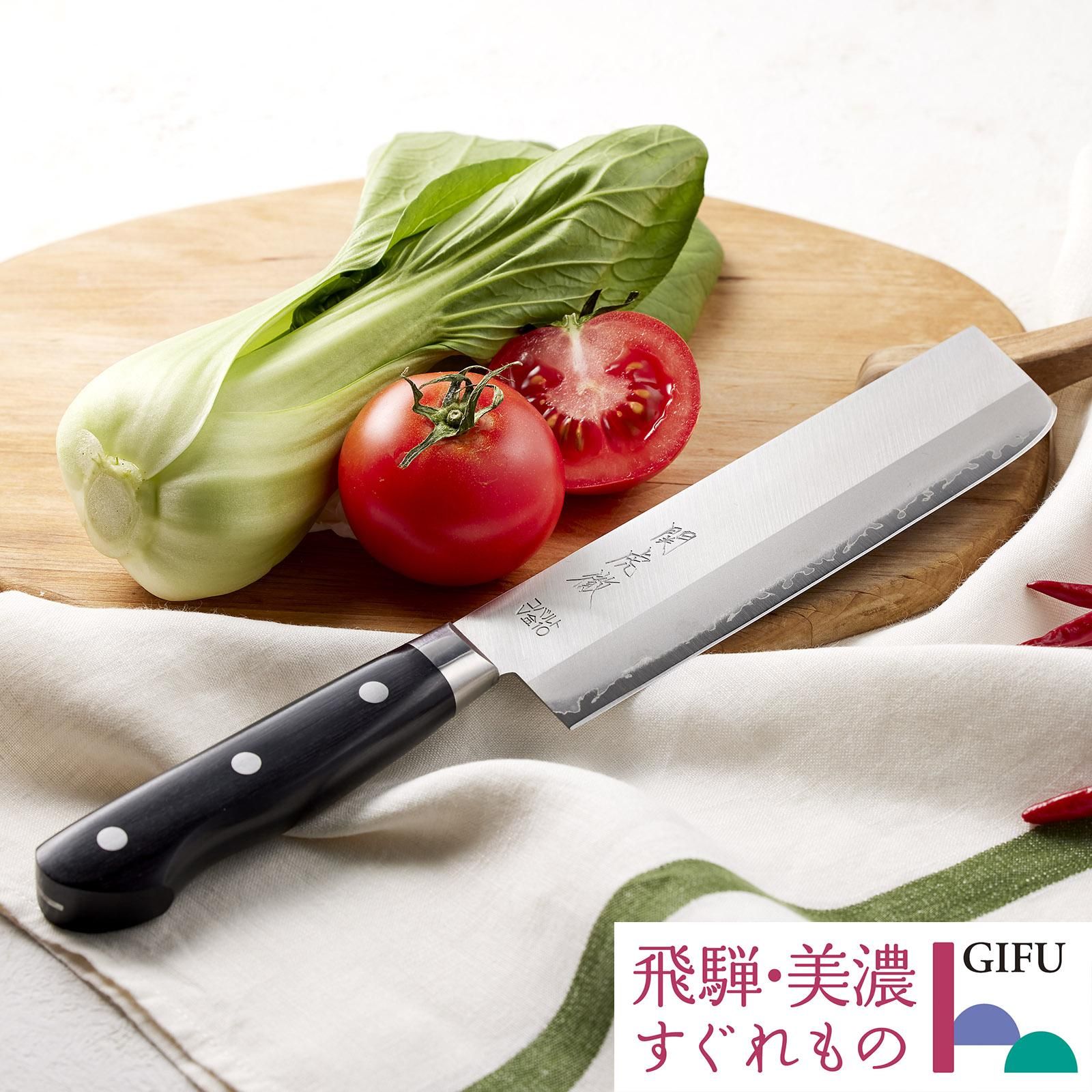 関虎徹 V金10号 菜切包丁 165mm
