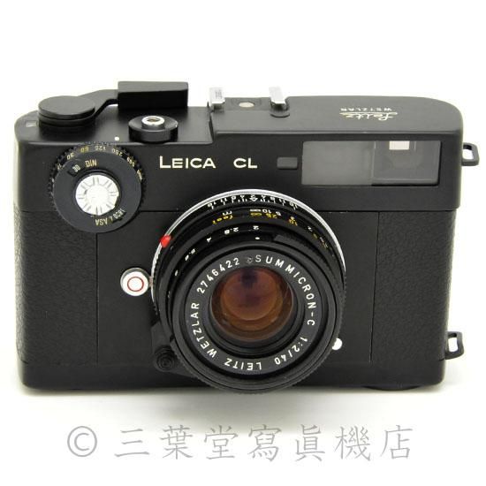 LEICA CL ＋ SUMMICRON-C 40mm F2 - 三葉堂寫眞機店オンラインストア