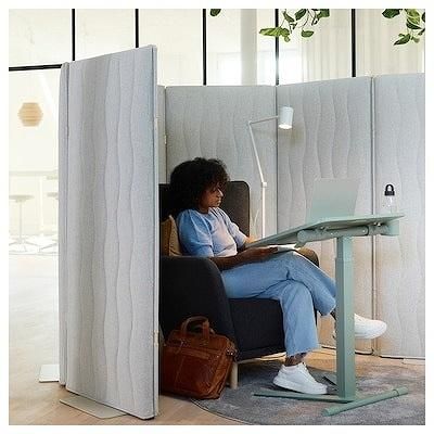 IKEA イケア ラップトップテーブル キャスター付き グリーン 66x50cm