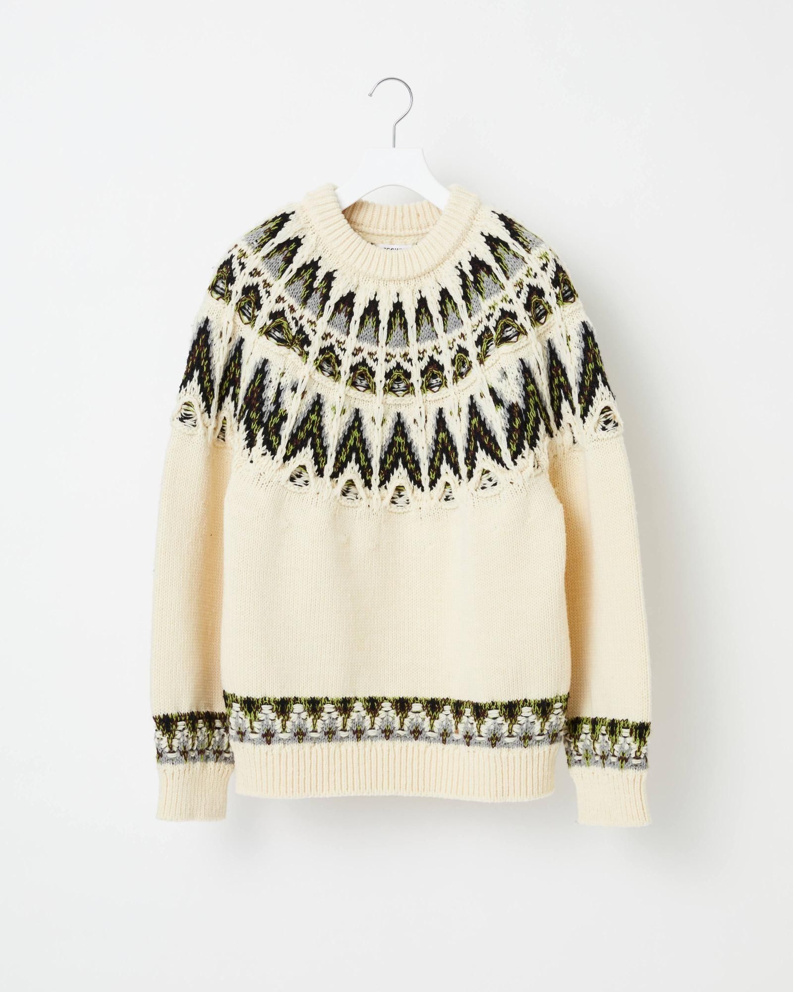 KOUHEN NORDIC KNIT PULLOVER - Yonetomi STORE ONLINE｜ヨネトミ