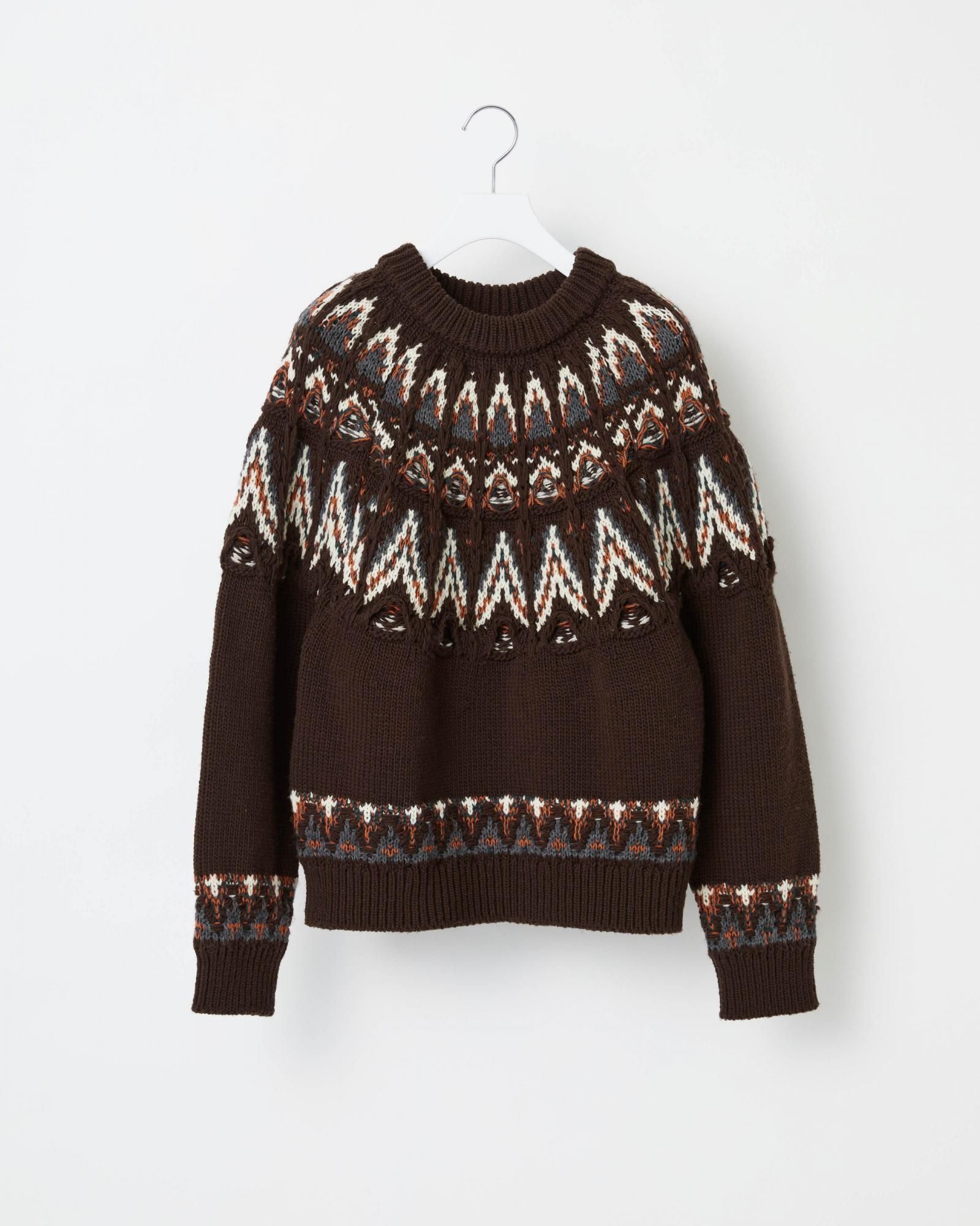 KOUHEN NORDIC KNIT PULLOVER - Yonetomi STORE ONLINE｜ヨネトミ