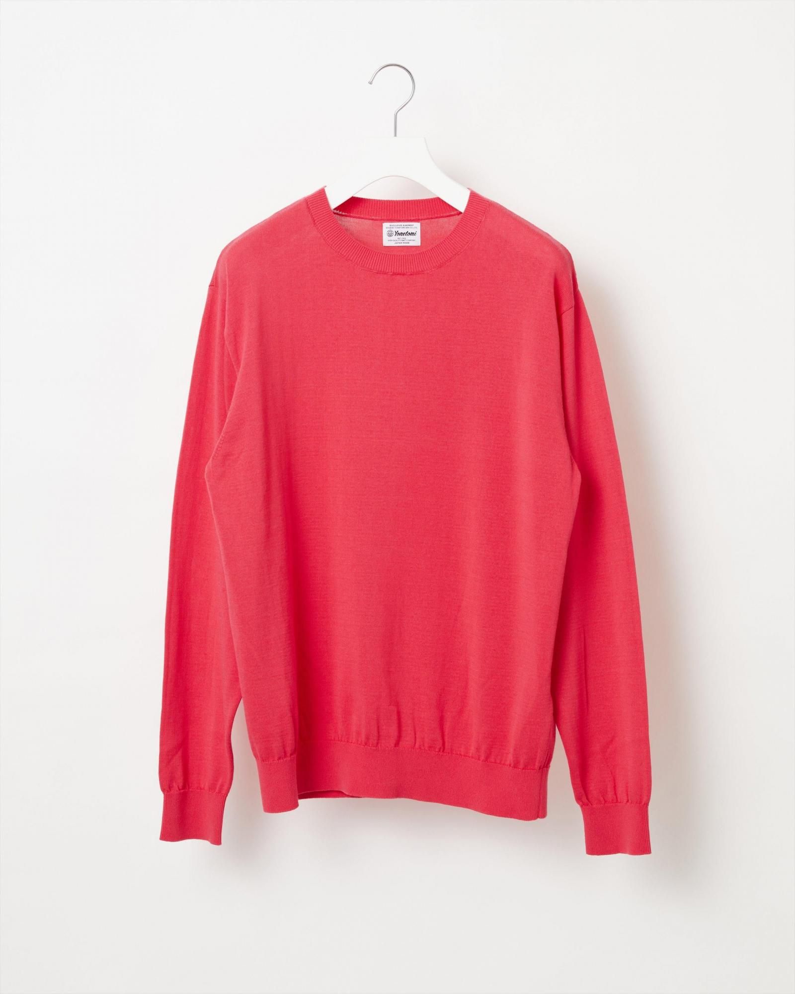 HIGH TWIST COTTON KNIT PULLOVER - Yonetomi STORE ONLINE｜ヨネトミ