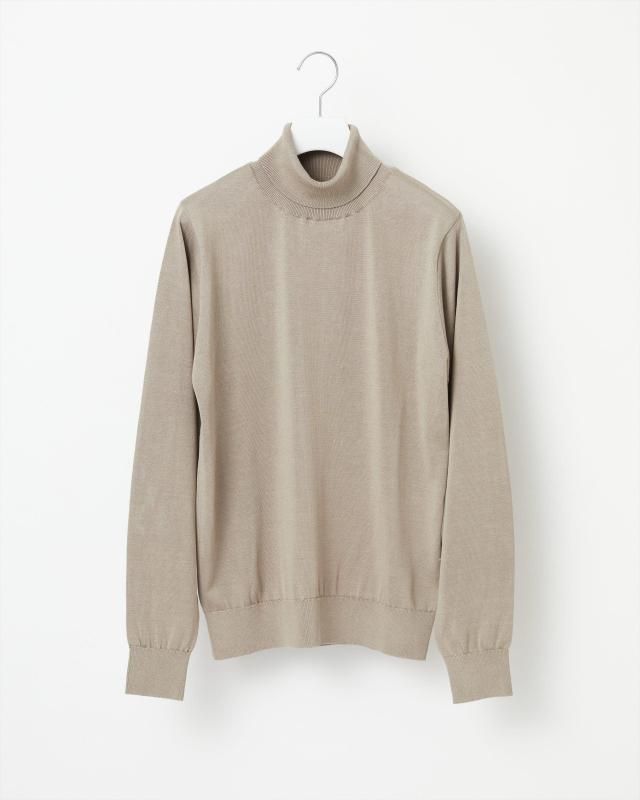 RIGID CASHMERE SWEATER Crew Neck Pullover - Top Gray - Yonetomi