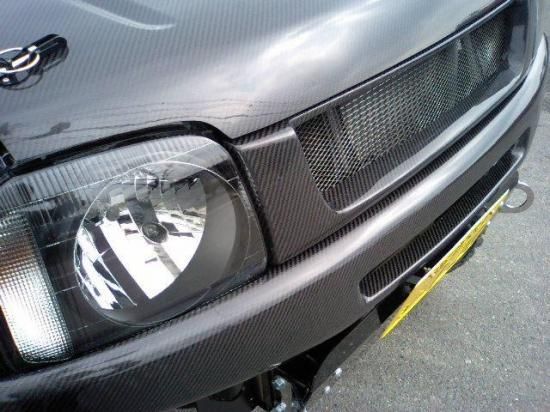 ○フロントグリル（カーボン製）○スズキ ジムニーJB23 - JIMKENTAC