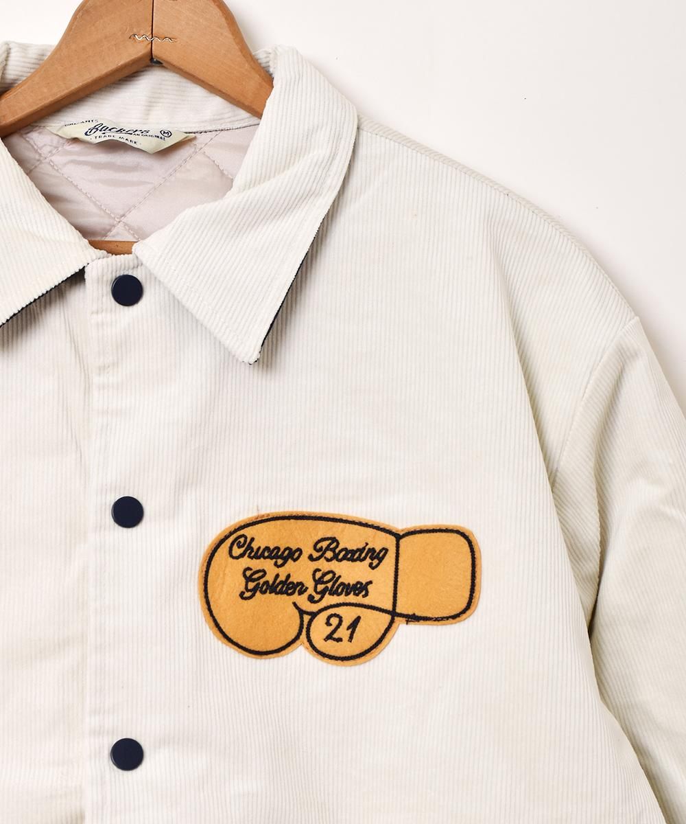 2色展開】「Backers」コーデュロイスタジアムジャケット「Boxing