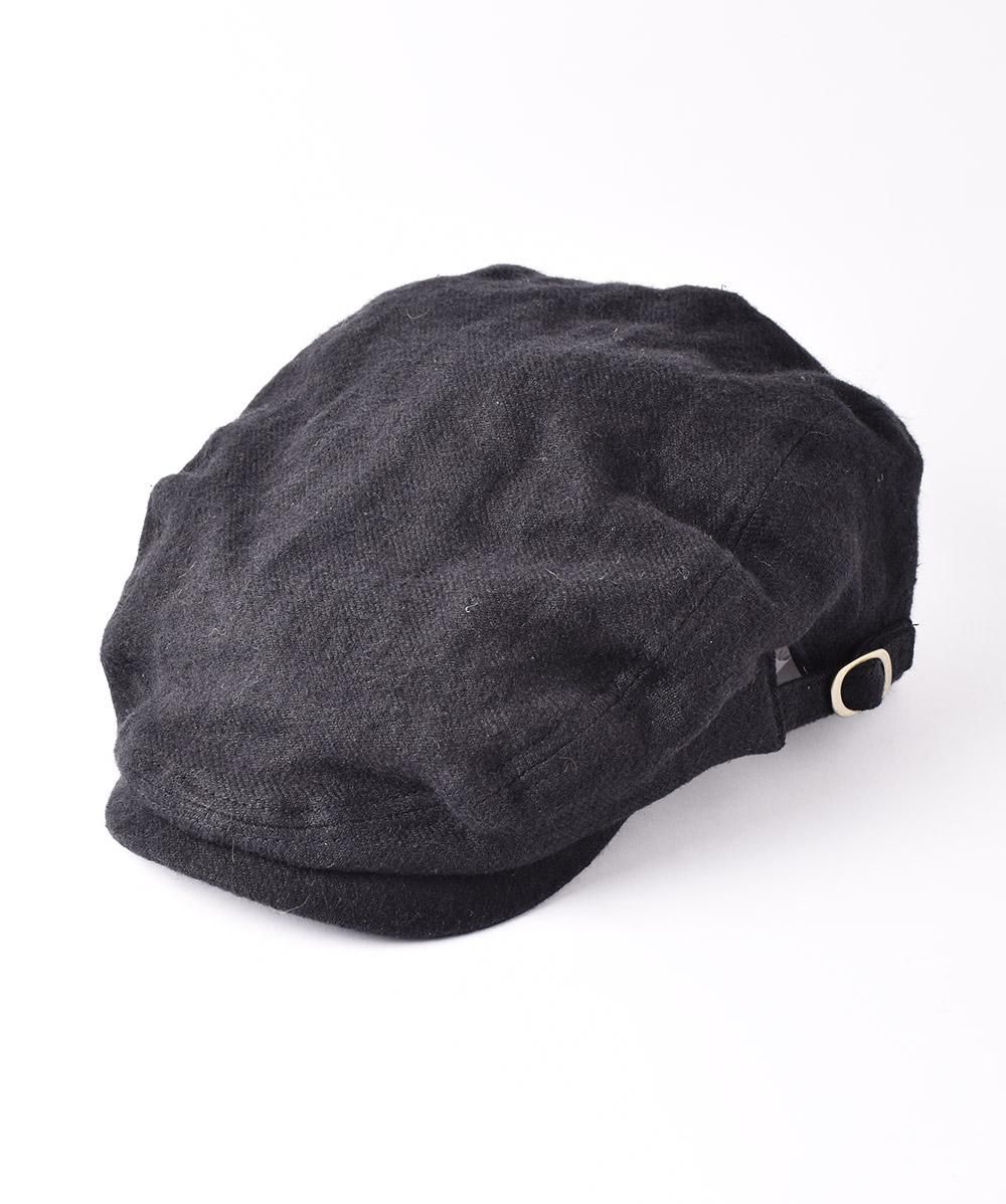 2色展開】Made in japan リネン ハンチング ブラック - 古着屋