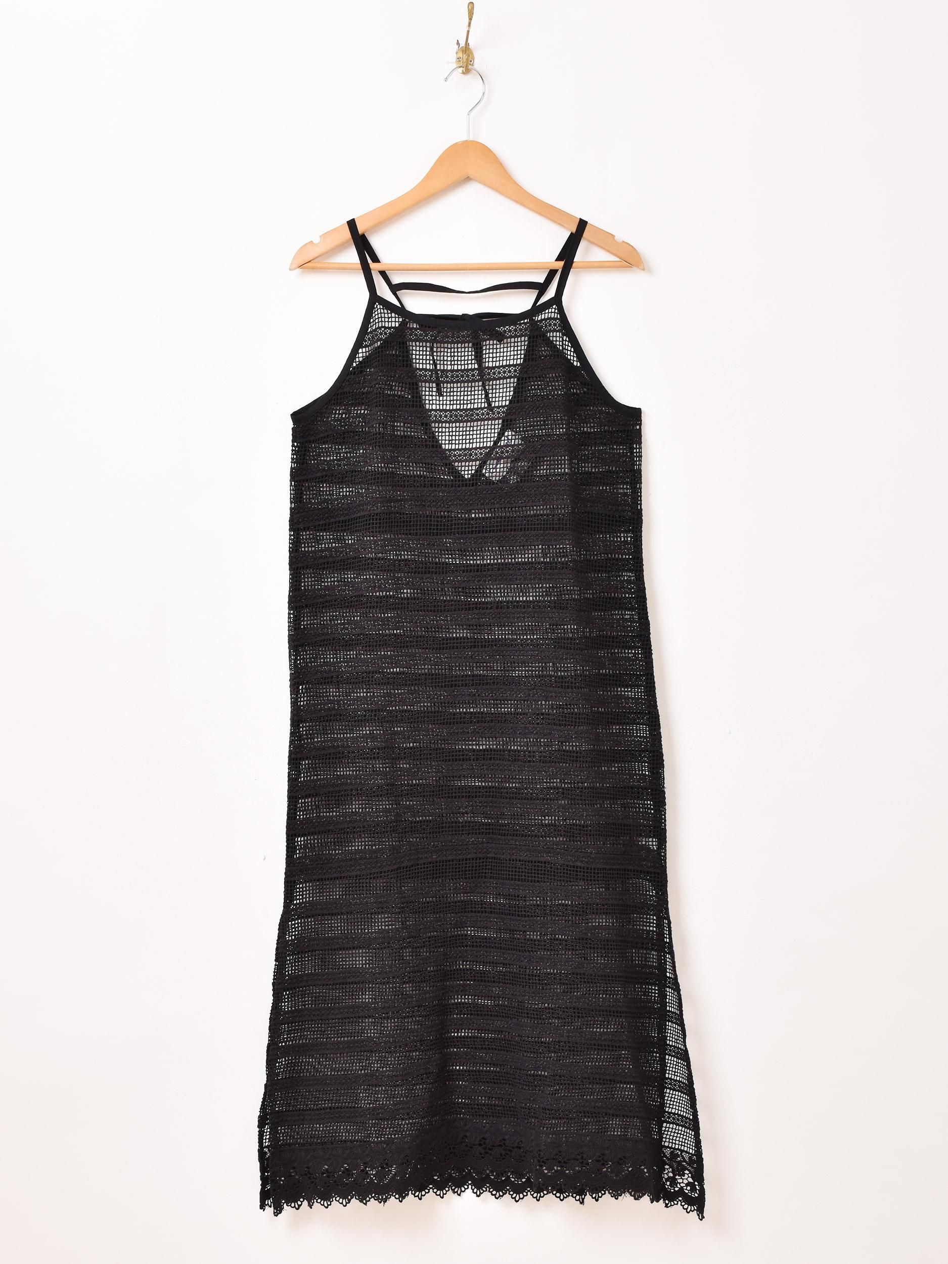 2色展開】「Emerald Motel」ボーダー柄 レースキャミソールワンピース