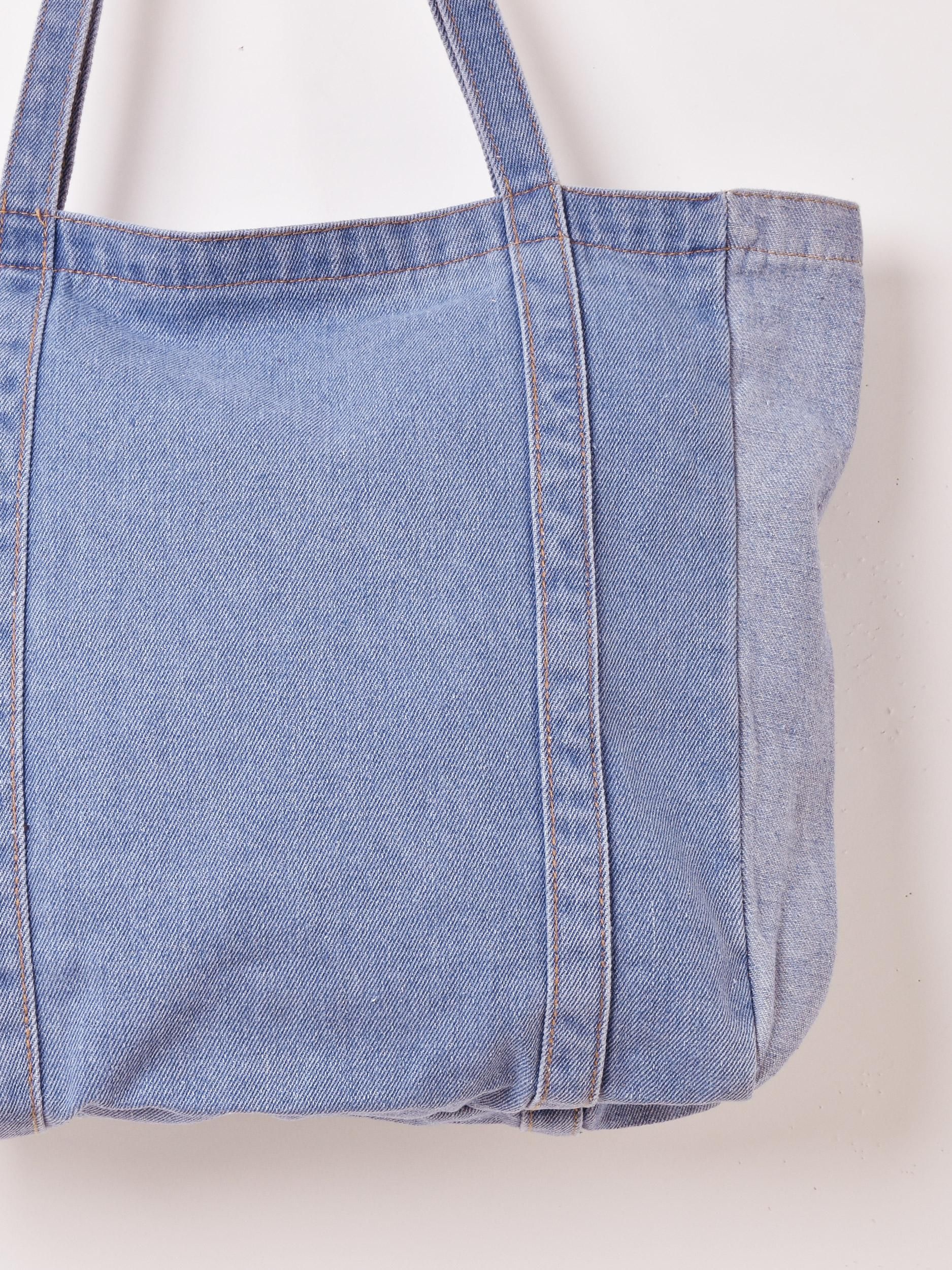 Vinti andrews ダークグレー トートバッグ デニム風