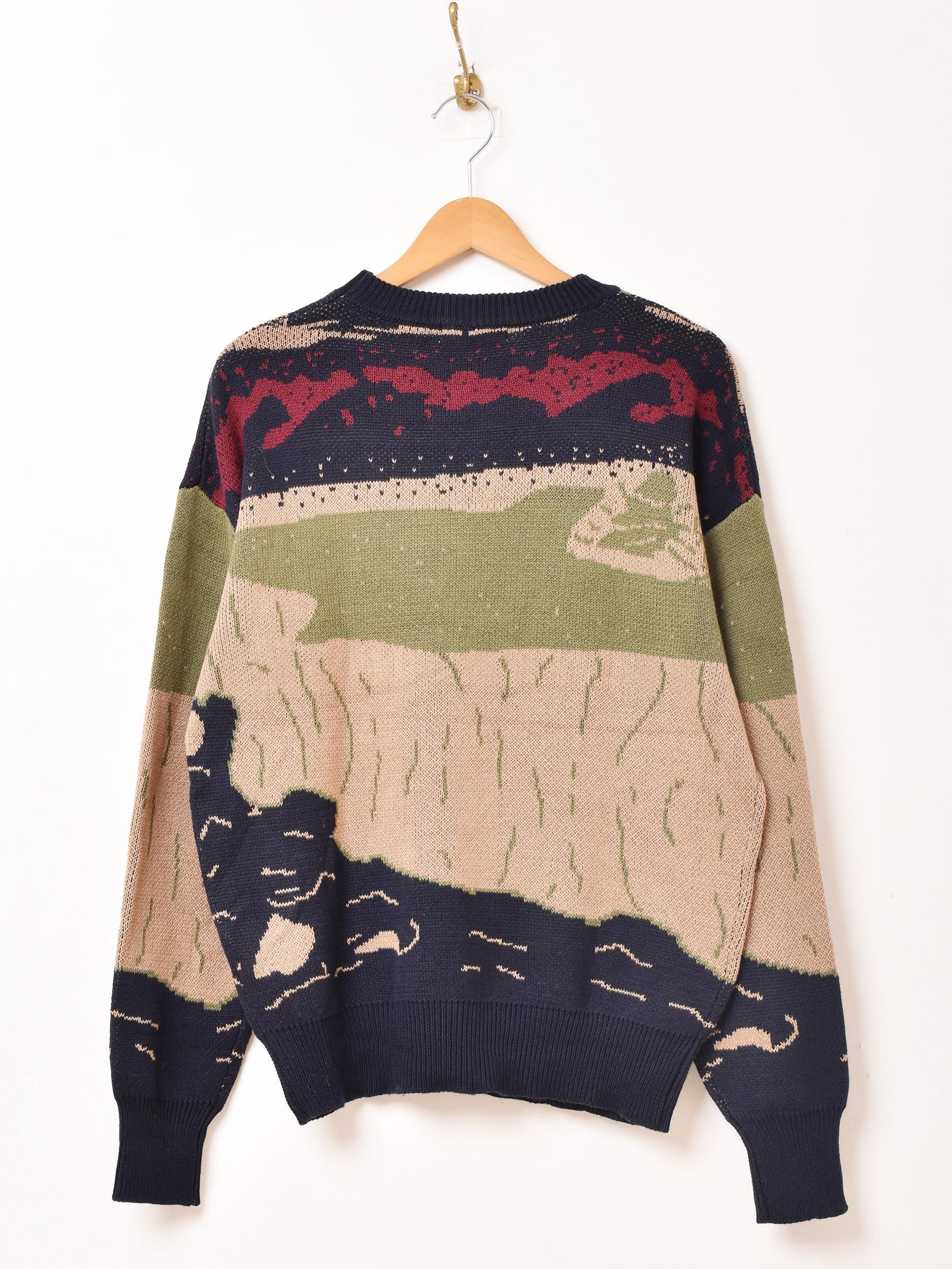 Emerald Motel | オオカミ刺繍セーター - 古着屋グレープフルーツ