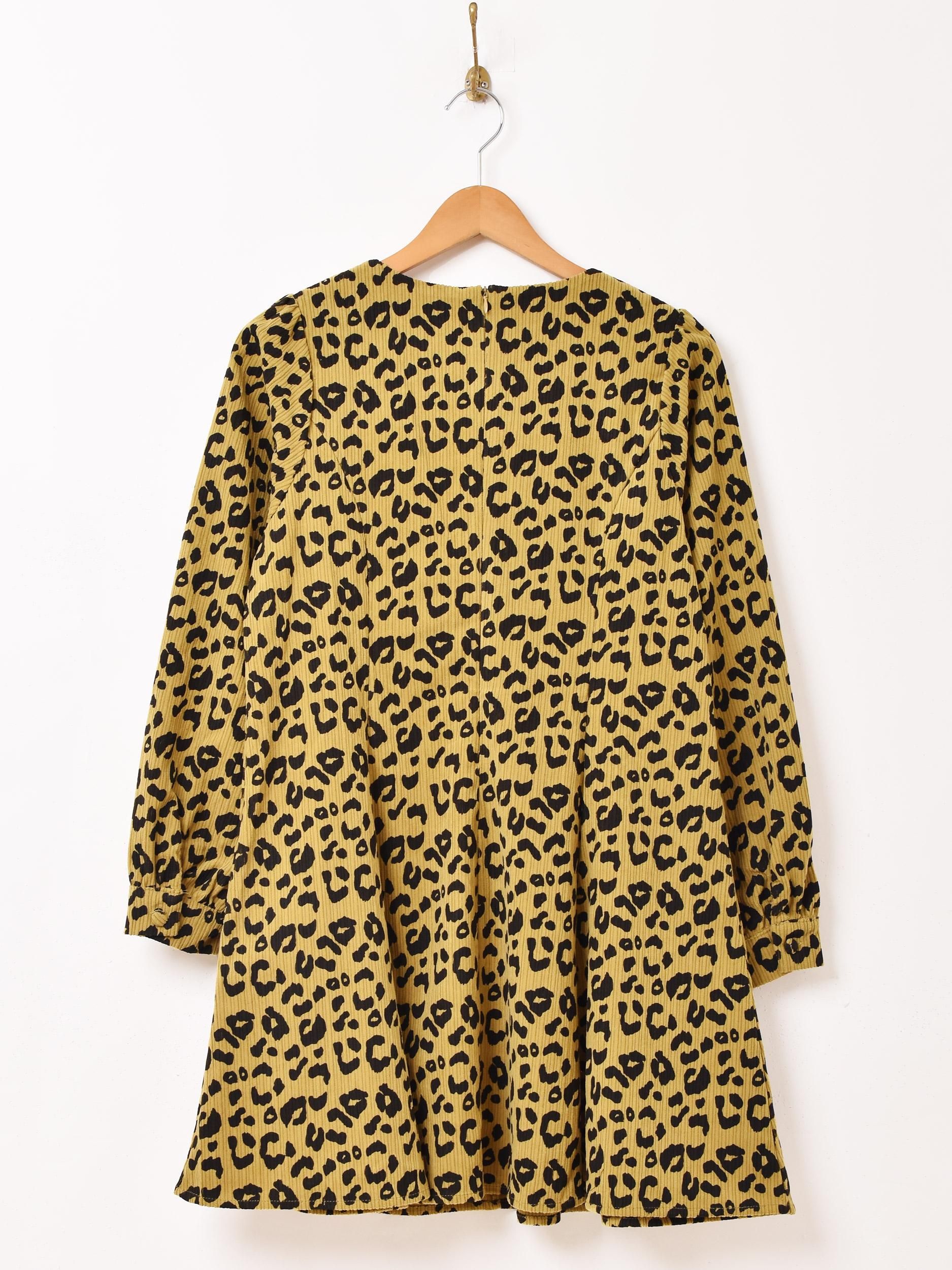 レオパード柄ワンピース | Meridian - 古着屋グレープフルーツ ムーン