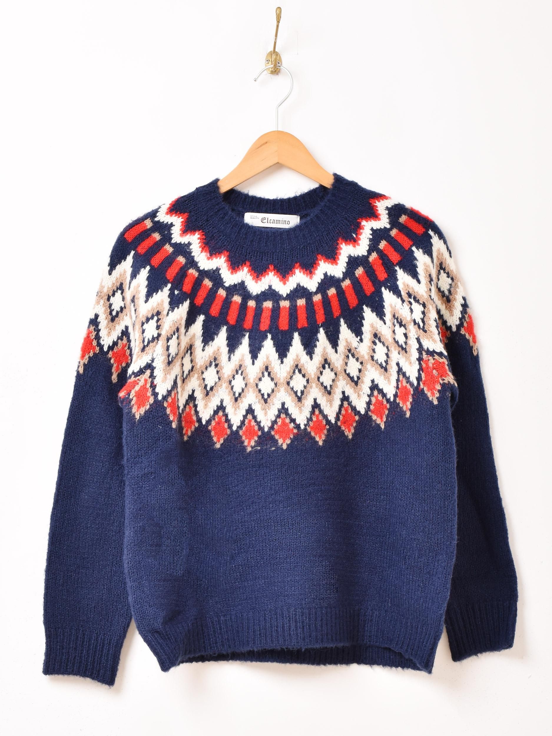 フェアアイル柄セーター | Elcamino - 古着屋グレープフルーツ ムーン