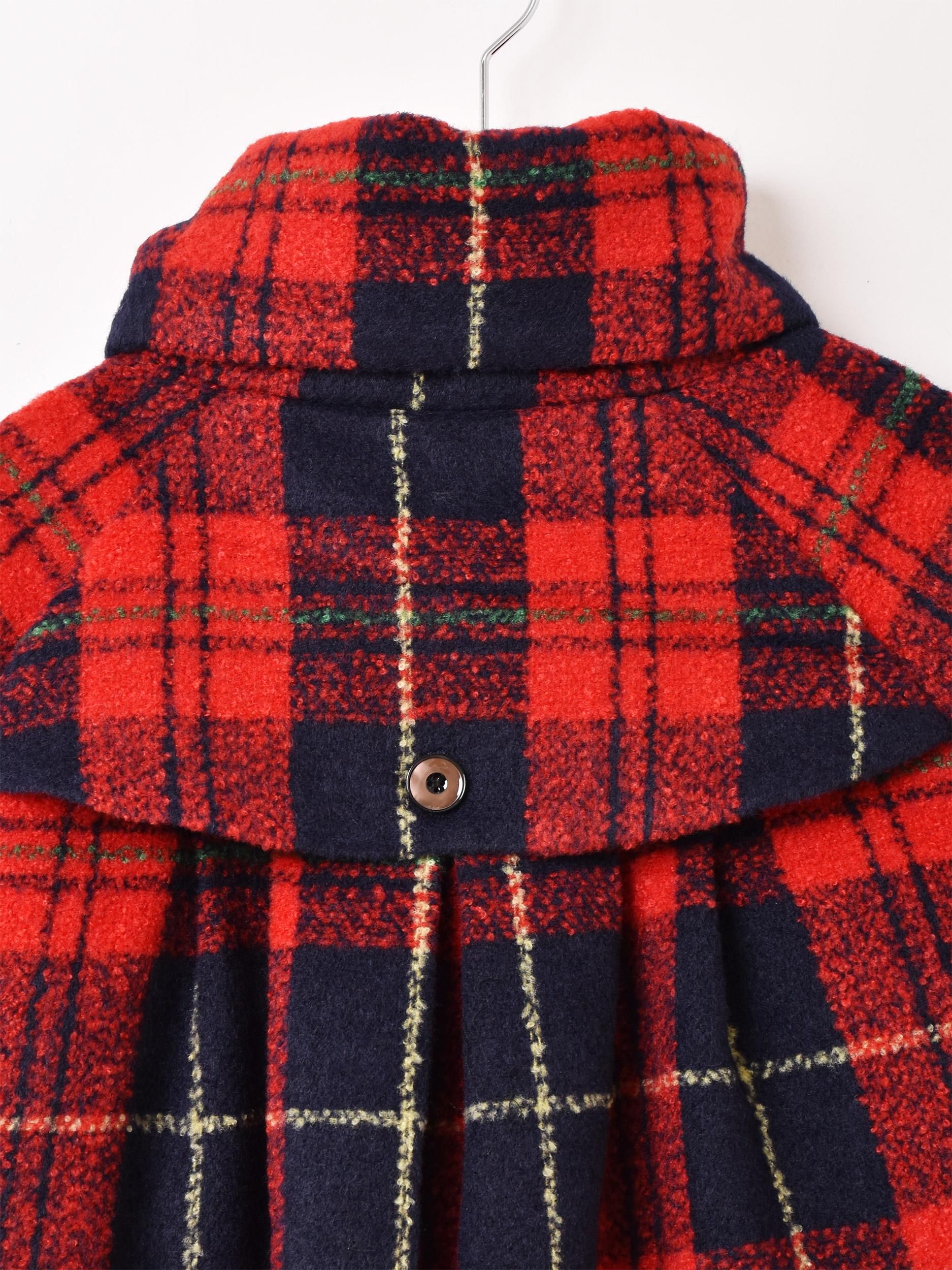 Meridianチェック柄ロングコート | 2色展開 - 古着屋グレープフルーツ