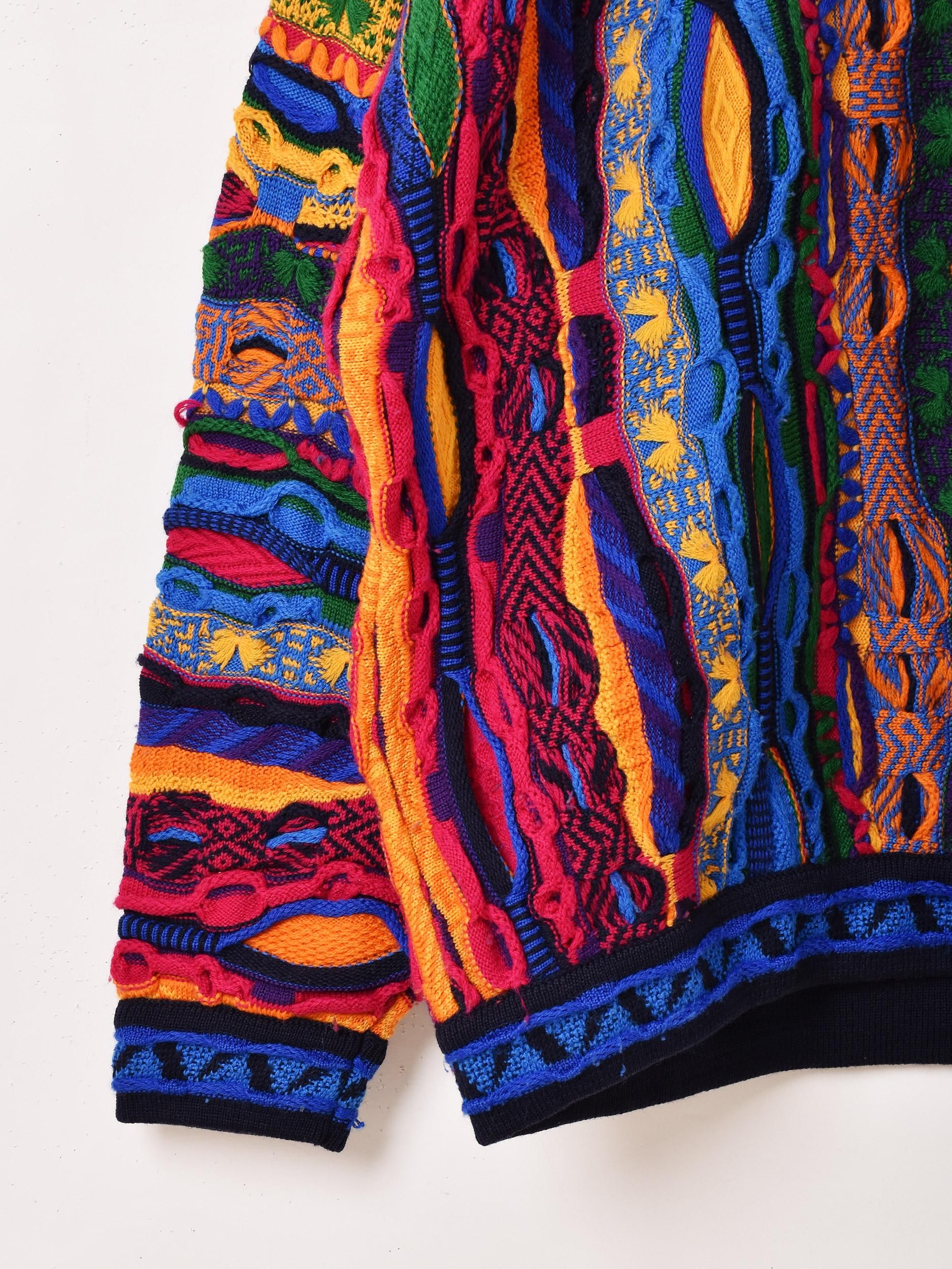 90's COOGI 3Dニットセーター | オーストラリア製 - 古着屋
