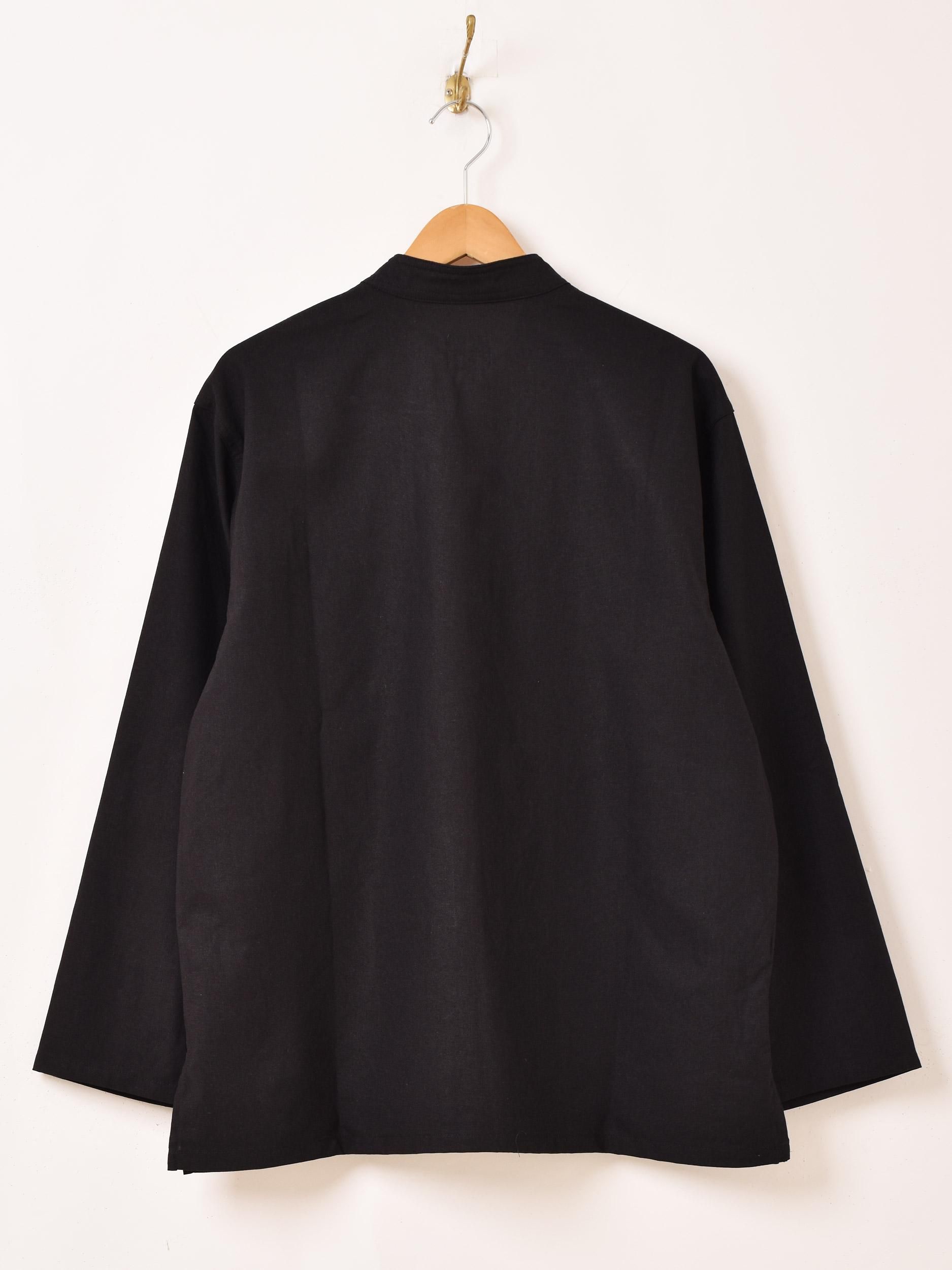 3色展開】「Backers」コットンリネン チャイナボタン 長袖シャツ