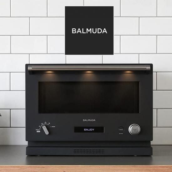 バルミューダ オーブンレンジ フラット庫内 18L ブラック BALMUDA The