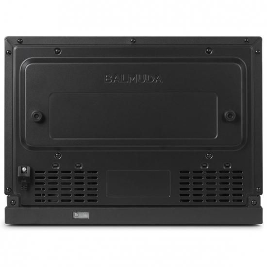 バルミューダ オーブンレンジ フラット庫内 18L ブラック BALMUDA The