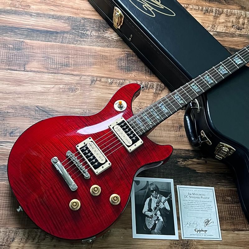 中古］Epiphone / Tak Matsumoto DC Standard Plus Top Cherry